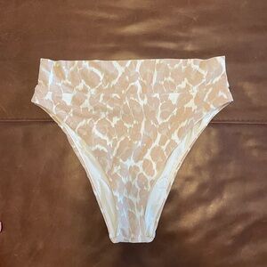 Aerie animal print high waist high cut Bikini Bottom